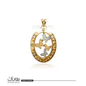 آویز قاب پروانه سه بعدی