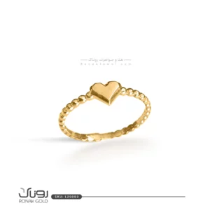 انگشتر مینیمال قلبنشان
