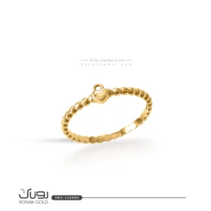 انگشتر مینیمال قفل