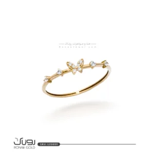 انگشتر طلای پروانه